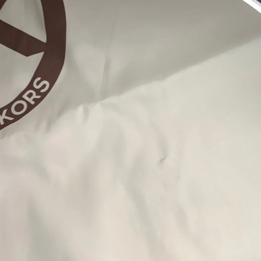 Michael Kors Silky White Dust bag Large Logo